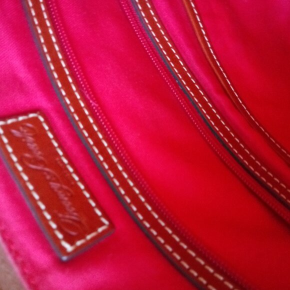 Dooney & Bourke - Tammy  Grain Leather Tote Handbag Large Gray - Picture 2 of 7